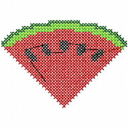 Watermelon Embroidery Design 6 Watermelon Embroidery Design 6